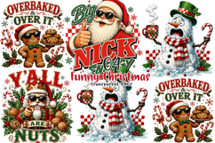 Funny Christmas PNG Designs Product Image 1