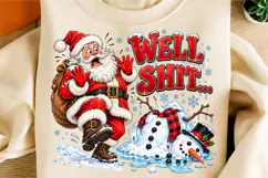 Funny Santa Christmas PNG Product Image 2