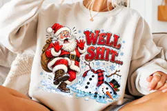 Funny Santa Christmas PNG Product Image 3