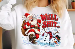 Funny Santa Christmas PNG Product Image 5