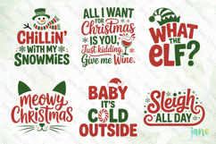 Funny Christmas Quote SVG PNG Bundle Product Image 5