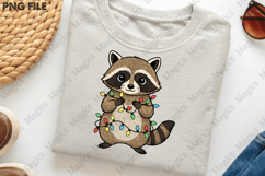 Funny Christmas Raccoon Christmas Png Product Image 3