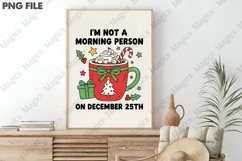 Funny Christmas Sarcastic Coffee Png Product Image 3