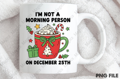 Funny Christmas Sarcastic Coffee Png Product Image 4