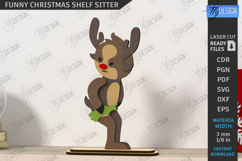 Funny Christmas Shelf Sitter Laser Cut Bundle, Table Decor Product Image 7