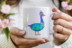 Funny Christmas Silly Goose SVG PNG Product Image 3