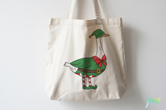 Funny Christmas Silly Goose SVG PNG Product Image 4