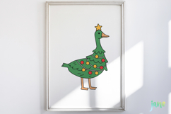 Funny Christmas Silly Goose SVG PNG Product Image 5