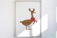 Funny Christmas Silly Goose SVG PNG Product Image 5
