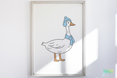 Funny Christmas Silly Goose SVG PNG Product Image 5