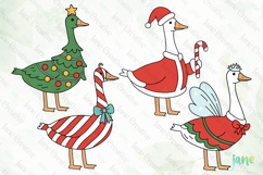 Funny Christmas Silly Goose SVG PNG Product Image 1