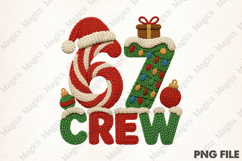 Funny Christmas Six Seven PNG Product Image 1