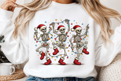 Funny Christmas Skeleton Sublimation Product Image 3