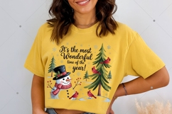 Funny Christmas Snowman PNG, Let it Snow Png, Cute Christmas Product Image 3