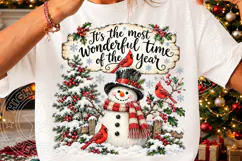 Funny Christmas Snowman Png Product Image 3