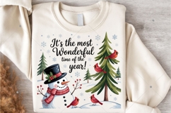 Funny Christmas Snowman PNG, Let it Snow Png, Cute Christmas Product Image 5