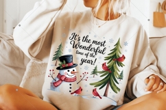 Funny Christmas Snowman PNG, Let it Snow Png, Cute Christmas Product Image 6