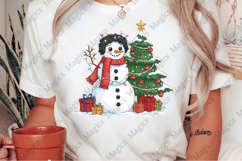 Funny Christmas snowman Tree Product Image 2