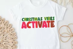 Funny Christmas Sublimation Design | Christmas Vibes Png