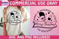 Funny Christmas Mom Svg, Sarcastic Christmas Shirt SVG Product Image 3