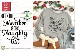 Funny Christmas Quote SVG on Grey sweatshirt