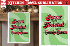 Christmas kitchen towel sublimation | Holiday baking print Product Image 1