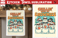 Christmas kitchen towel sublimation | Holiday baking print Product Image 1