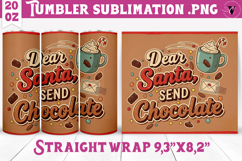 Christmas Tumbler Sublimation | Funny retro style Product Image 1