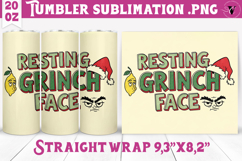 Christmas Tumbler Sublimation | Funny retro style Product Image 1