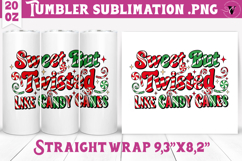 Christmas Tumbler Sublimation | Funny retro style Product Image 1
