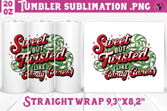 Christmas Tumbler Sublimation | Funny retro style Product Image 1