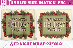 Christmas Tumbler Sublimation | Funny retro style Product Image 1