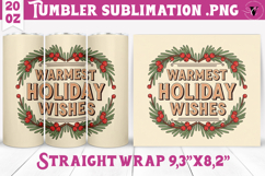 Christmas Tumbler Sublimation | Funny retro style Product Image 1