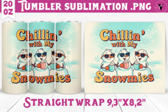 Christmas Tumbler Sublimation | Funny retro style Product Image 1