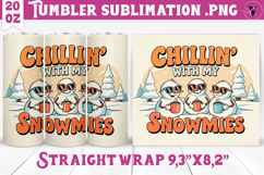 Christmas Tumbler Sublimation | Funny retro style Product Image 1