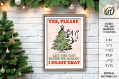 Funny Christmas Wall Arts Bundle Lasercut. Christmas SVG Product Image 6