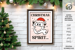 Funny Christmas Wall Arts Bundle Lasercut. Christmas SVG Product Image 8