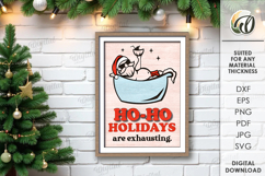 Funny Christmas Wall Arts Bundle Lasercut. Christmas SVG Product Image 9