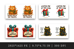 Funny Christmas mug wrap printable sublimation design Product Image 2