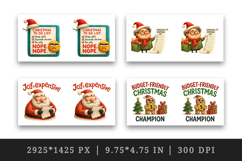 Funny Christmas mug wrap printable sublimation design Product Image 2