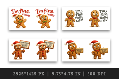 Funny Christmas mug wrap printable sublimation design Product Image 2