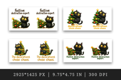 Funny Christmas mug wrap printable sublimation design Product Image 2