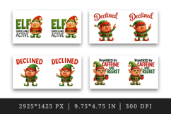 Funny Christmas mug wrap printable sublimation design Product Image 2