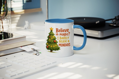 Funny Christmas mug wrap printable sublimation design Product Image 5