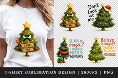 Funny Christmas t-shirt printable sublimation design png Product Image 1