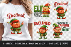 Funny Christmas t-shirt printable sublimation design png Product Image 1