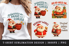 Funny Christmas t-shirt printable sublimation design png Product Image 1