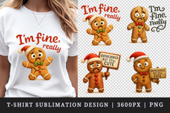 Funny Christmas t-shirt printable sublimation design png Product Image 1