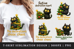 Funny Christmas t-shirt printable sublimation design png Product Image 1