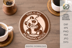 Funny Coasters Bundle Laser Cut. Drink Coasters. Kitchen SVG Product Image 10